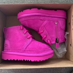 UGG hot pink toddler boots Size 7